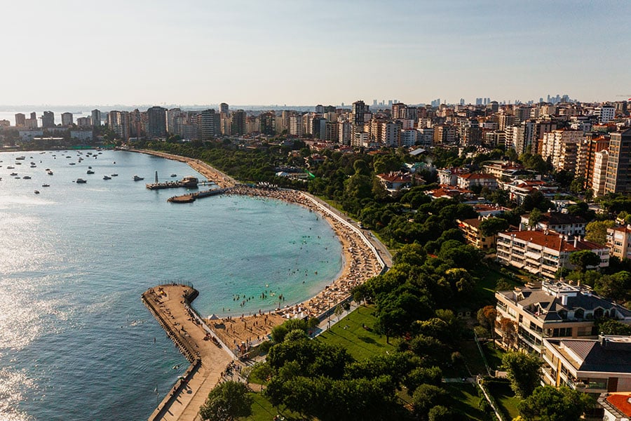 Турция, Стамбул: вид на Мраморное море