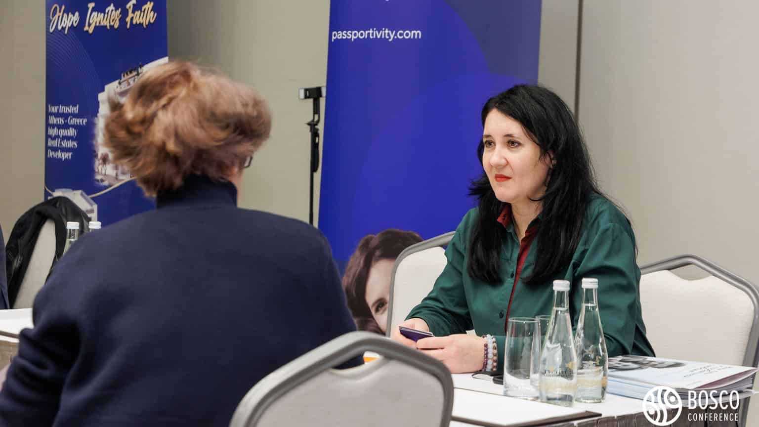 Yulia Veremeva and Elena Klimovskaya represent Passportivity at InvestPro Tashkent 2024