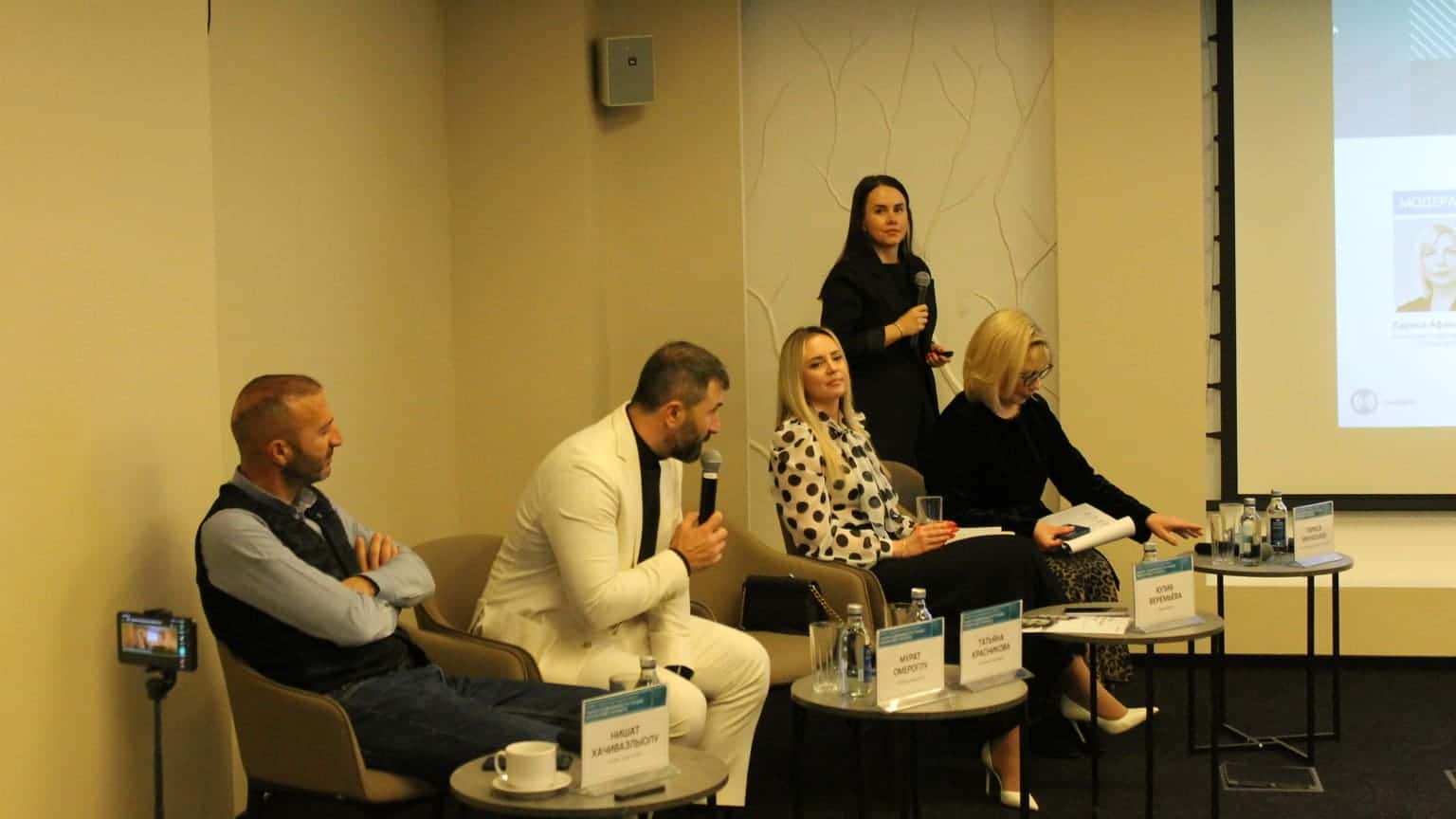 Yulia Veremeva and Elena Klimovskaya represent Passportivity at the business branch to discuss real estate investments in Turkey.