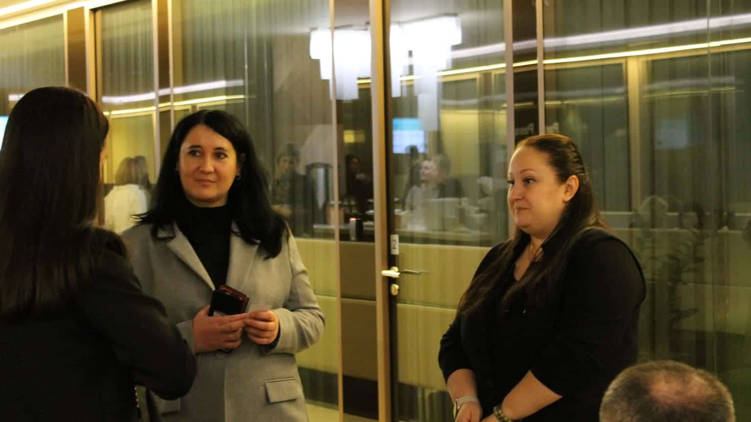 Yulia Veremeva and Elena Klimovskaya represent Passportivity at the business branch to discuss real estate investments in Turkey.