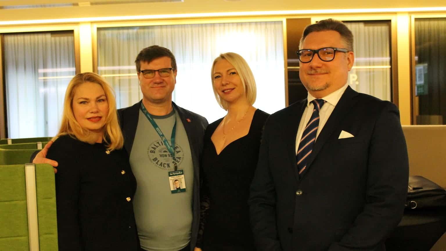 Yulia Veremeva and Elena Klimovskaya represent Passportivity at the business branch to discuss real estate investments in Turkey.
